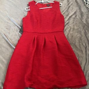 NWT Bright Red Vneck Crepe Dress size 10